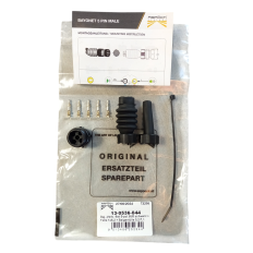 ASPOCK gniazdo bajonet 5-PIN "male" piny męskie