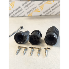 ASPOCK gniazdo bajonet 5-PIN "male" piny męskie