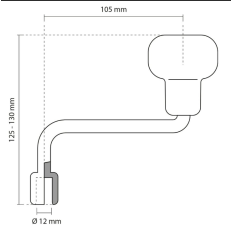 Korba korbka koła podporowego FI 48 mm