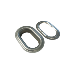 Oczko plandekowe owalne 42x22mm ocynkowane