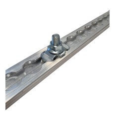 Uchwyt listwy AIRLINE, śruba zamkowa, gwint 3/8"