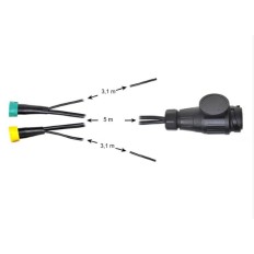 Wiązka główna 5,0m / wtyczka 13-PIN / bajonet 5-PIN / obrysy 2x3,1m
