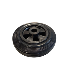 Koło poliamidowo-gumowe fi160 oś fi20 nośność 150kg