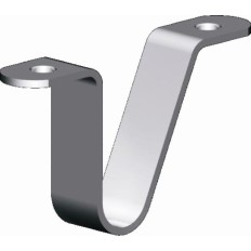 Wspornik podpora dyszla przyczepy, otwory fi 12,5mm