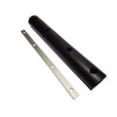 Odbojnik gumowy 590X90X75mm z blachą montażową