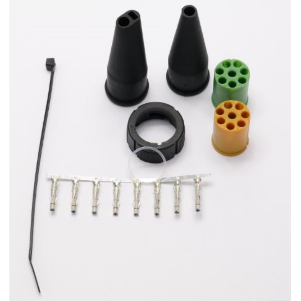 ASPOCK konektor 8-pin lampy tylnej, żółty/zielony