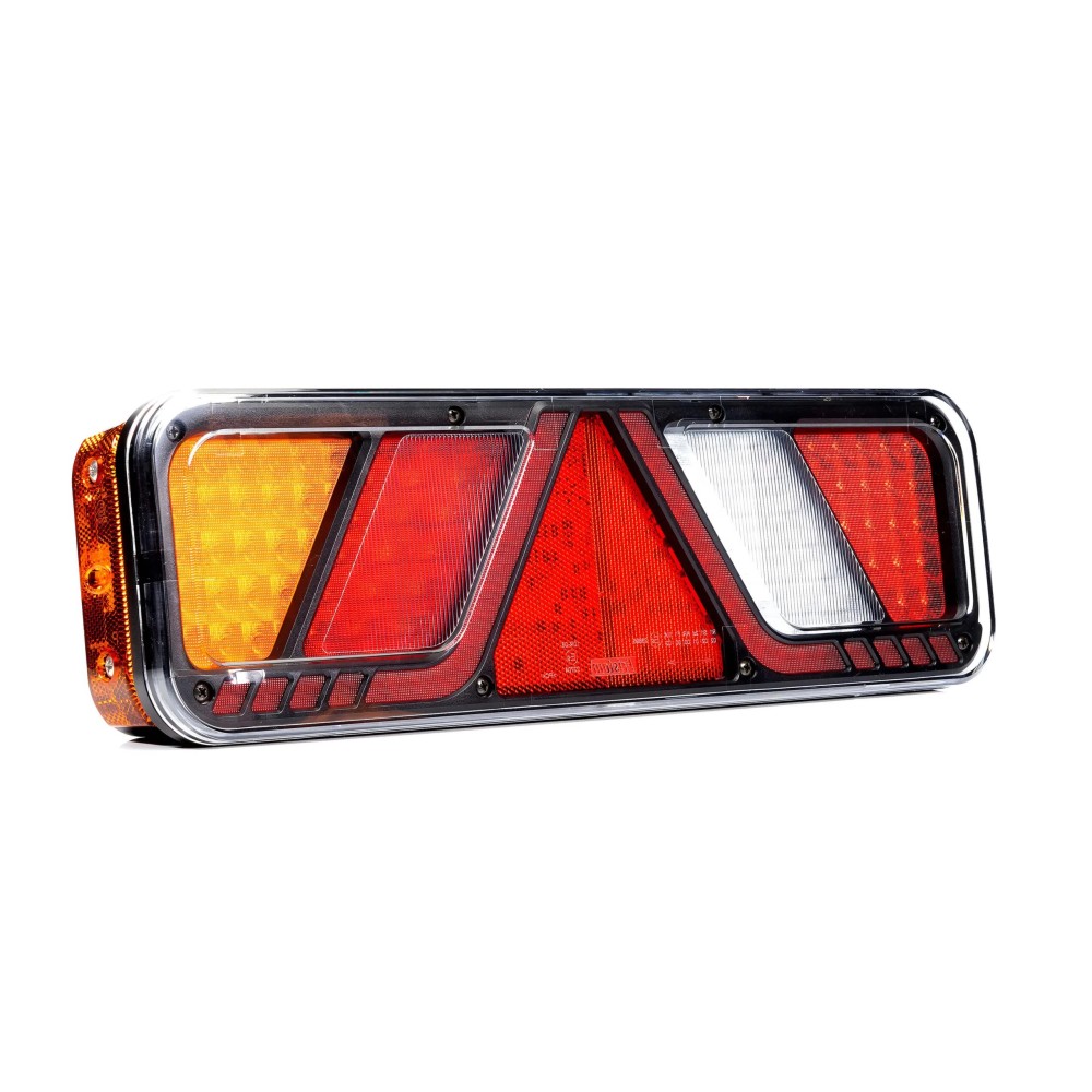 FRISTOM Lampa tylna LEWA LED 24V, 6-funkcyjna, bez oświetlenia tablicy rej., złącze AMP 7PIN