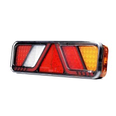 FRISTOM Lampa tylna PRAWA LED 24V, 6-funkcyjna, bez oświetlenia tablicy rej., złącze AMP 7PIN