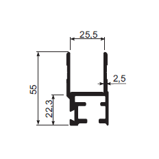 Profil zakończeniowy K20...