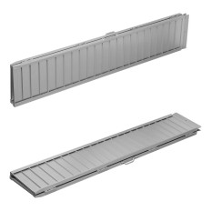 Rampa aluminiowa składana do wózka inwalidzkiego 183x73 cm