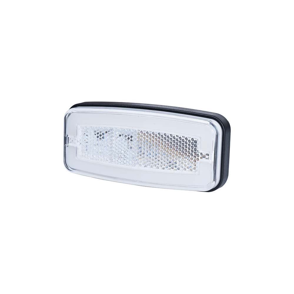 Horpol lampa obrysowa biała LED 12/24V przewód 0,5m