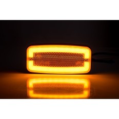 Horpol lampa obrysowa pomarańczowa LED 12/24V przewód 0,5m