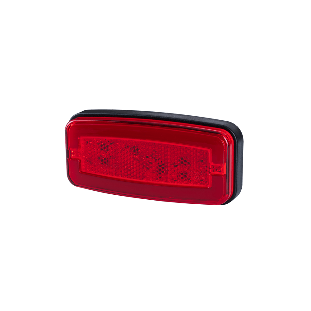 Horpol lampa obrysowa czerwona LED 12/24V przewód 0,5m