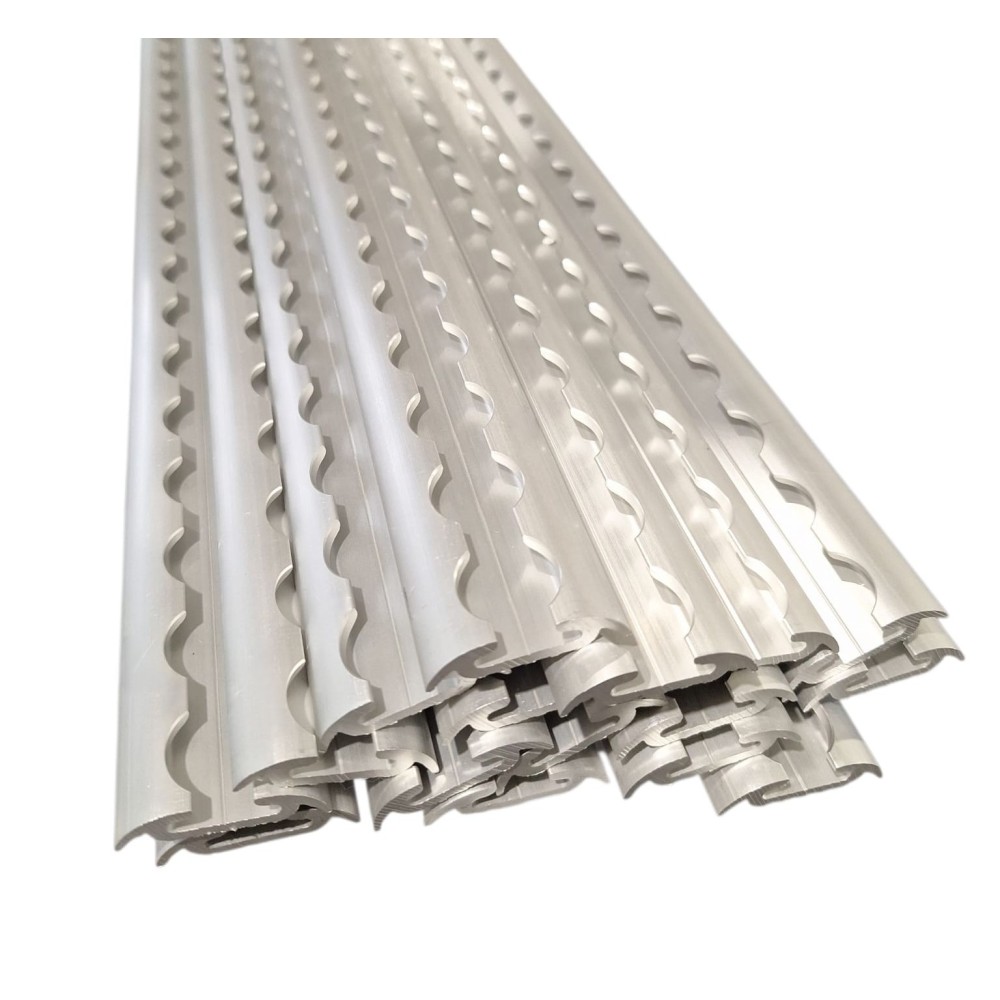 Listwa mocowania ładunku AIRLINE półokrągła 3000x40 mm ANODA