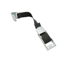 Klamra ocynkowana z pasem i hakiem do plandek naciąg firanki