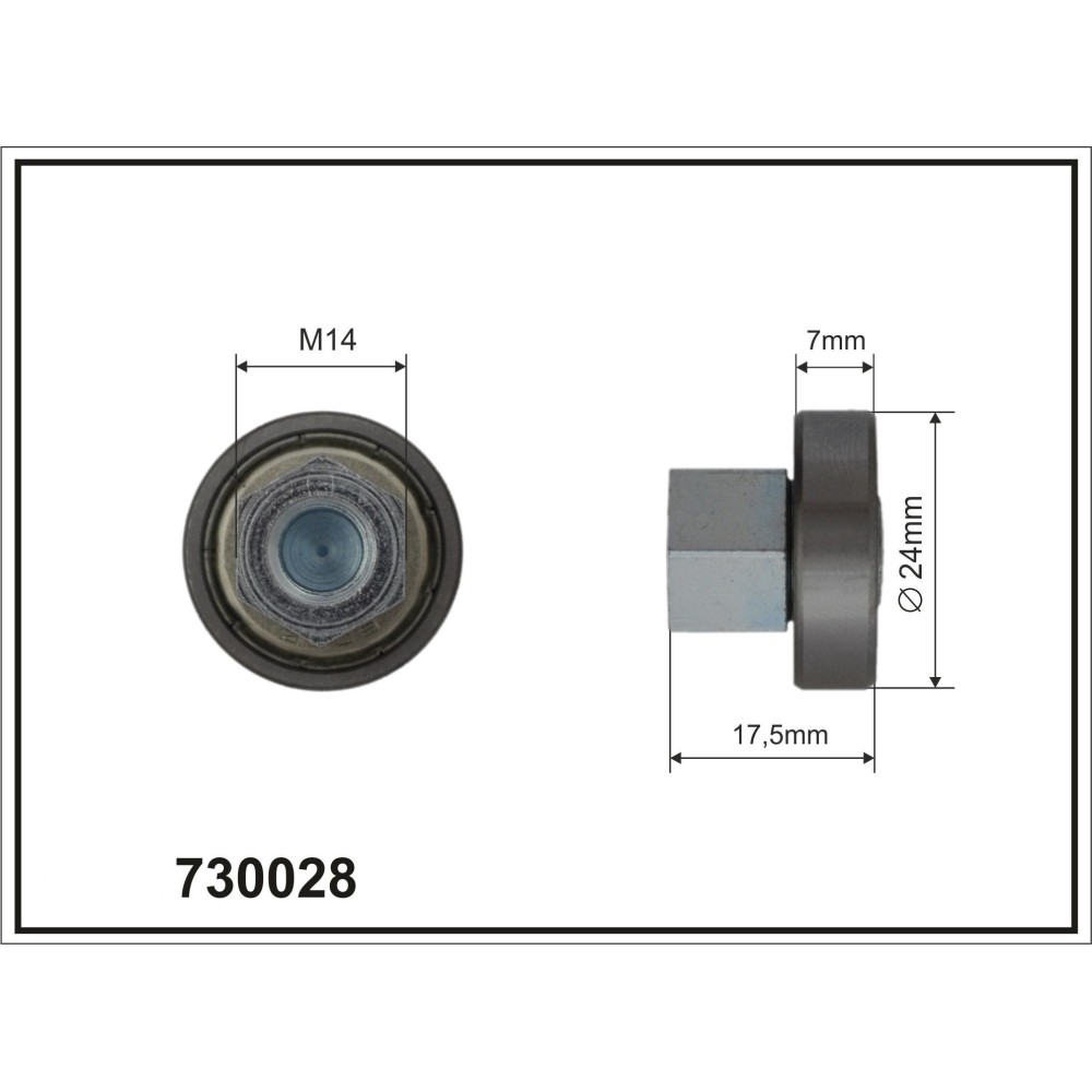 Rolka dachu / firany  FI 24 L 17,5