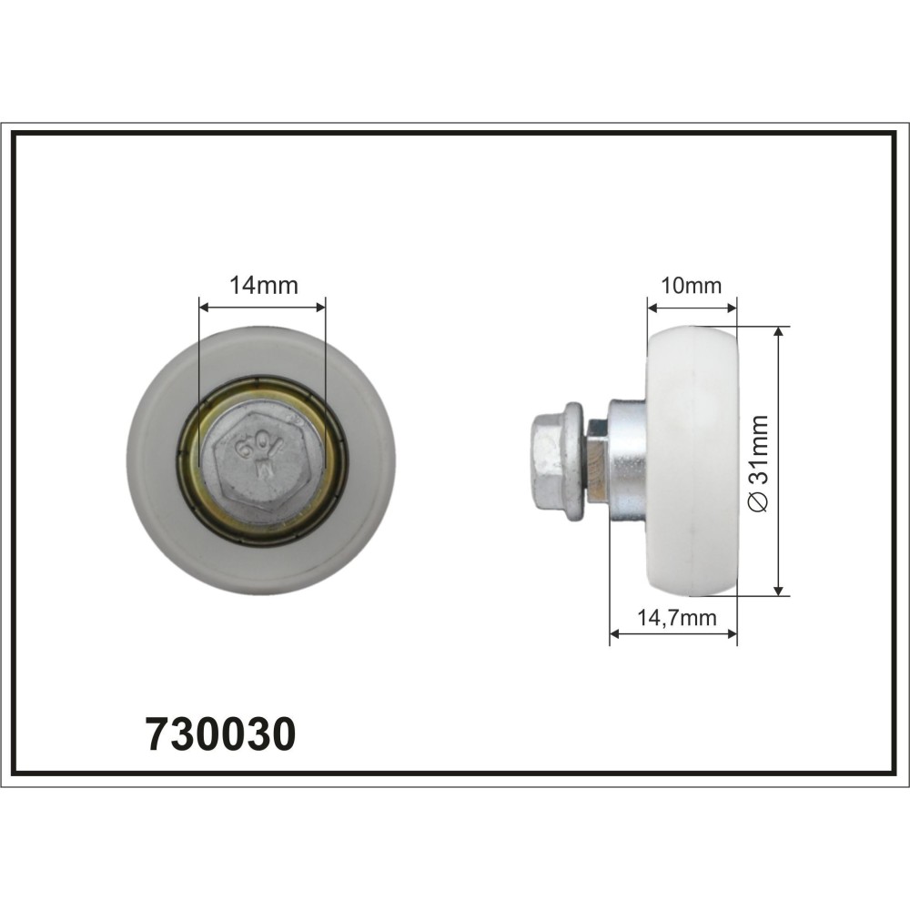Rolka dachu / firany FI 31 L 14,7