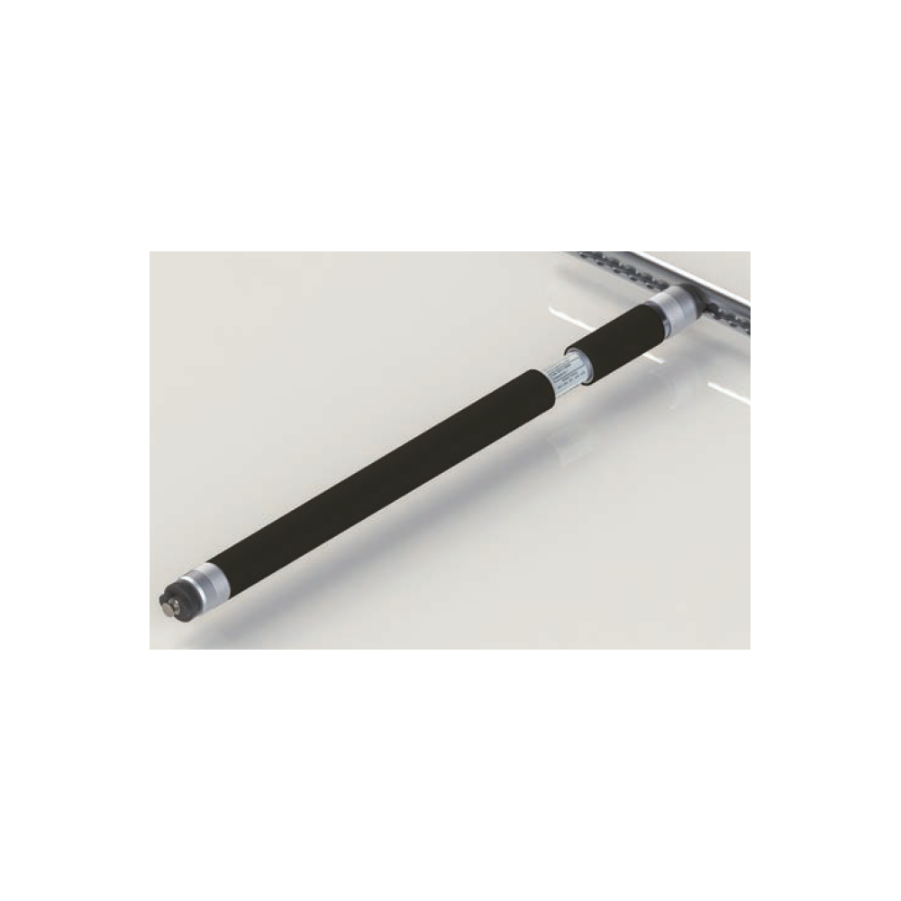 Drążek przegroda teleskopowa aluminiowa AIRLINE 1400-1960 mm czarna powłoka PCV