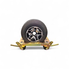 Wózek serwisowy składany, podnoszony, pod urwane koło