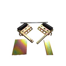 Wózek serwisowy składany, podnoszony, pod urwane koło