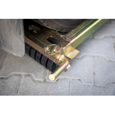 Wózek serwisowy składany, podnoszony, pod urwane koło