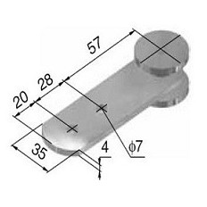 Wózek profilu prowadzącego stalowego