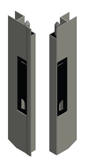 Vertical side lock 500 KT Right without end