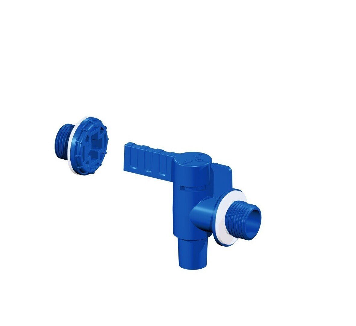 1/2″ faucet + cap