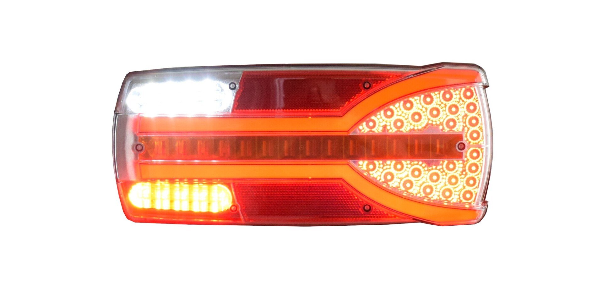 Lampa zespolona tylna LED 7 – funkcyjna Carmen NEON Gniazdo 7 PIN PRAWA