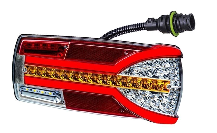 Lampa zespolona tylna LED 7 – funkcyjna Carmen NEON Gniazdo 7 PIN PRAWA