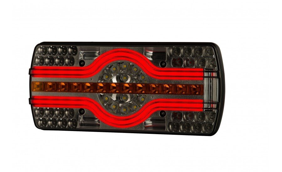 EMA combination lamp with license plate light lower, right