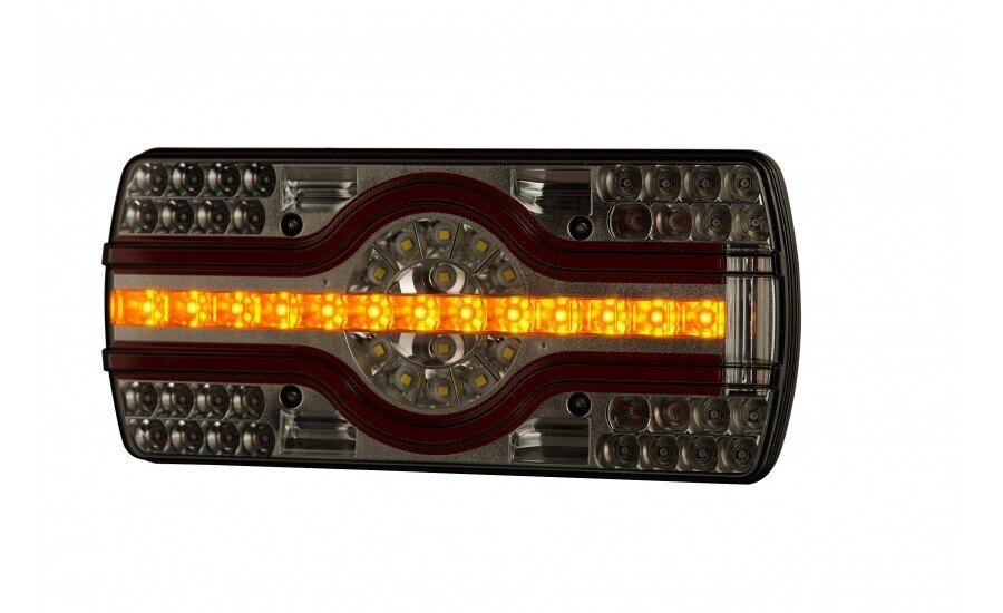 EMA combination lamp with license plate light lower, right