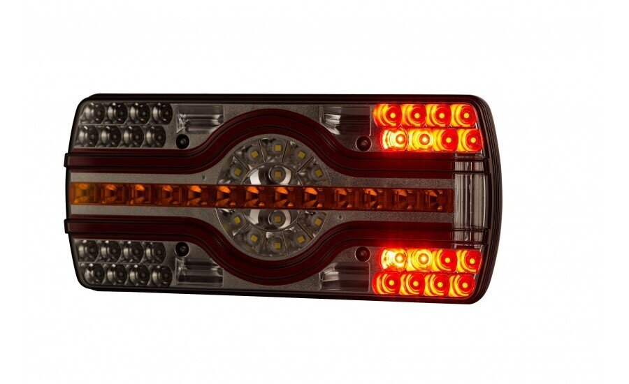 EMA combination lamp with license plate light lower, right