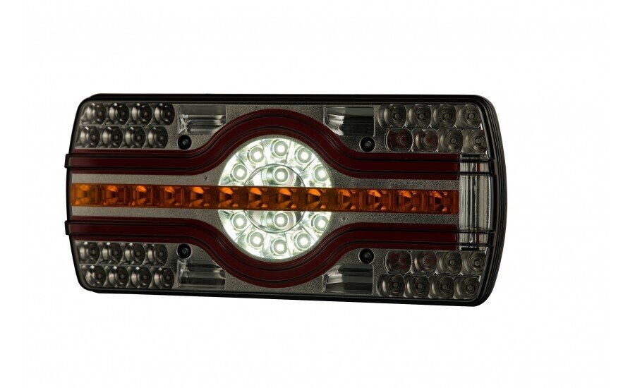 EMA combination lamp with license plate light lower, right
