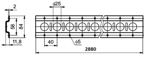 SECURITY LETTER 2880 mm