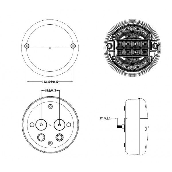LED REVERSING LAMP