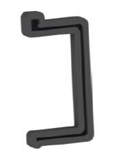 Rubber plug for the end of the profile of the bumper of the trailer (assistance) left