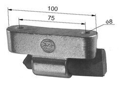 Side hinge 655 N Left Complete