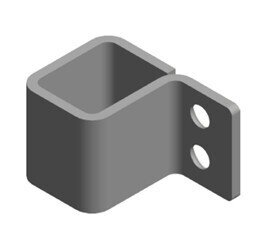 Rear post attachment ZN flake