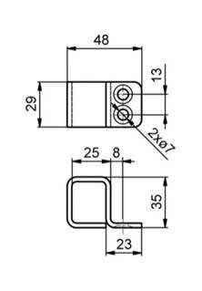 Rear post attachment ZN flake