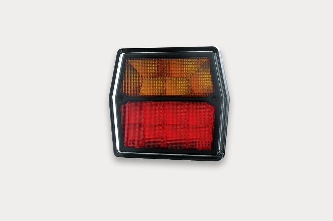 UNIVERSAL LED REAR LAMP 12V, 3-function stop/position/direction light, 1m cable.