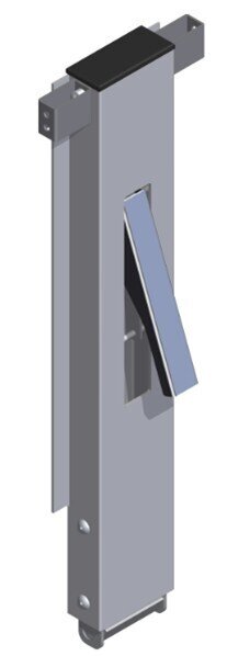 Removable post with pocket aluminum 400 rear left