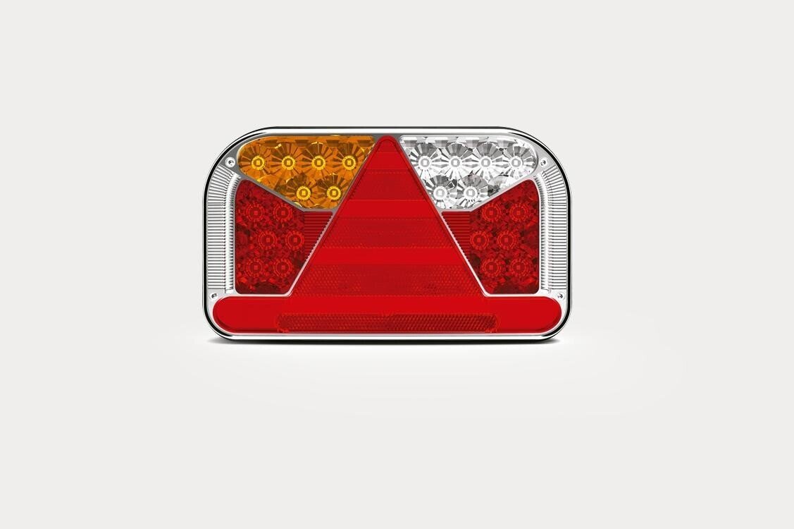 LED UNIVERSAL TAIL LAMP 12-36V 6 FUNCTION LEFT WITHOUT SIGN BOARD ILLUMINATION.CABLE LENGTH 1 M