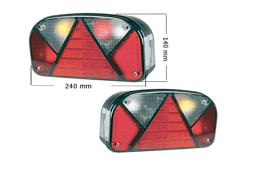Lampa Tylna Aspock MULTIPOINT II LEWA + MGŁA