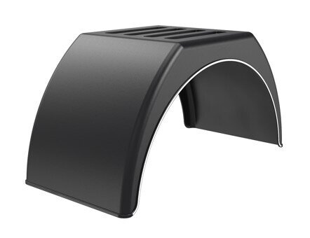 DOMAR flat bottom mudguard 450x920x1480