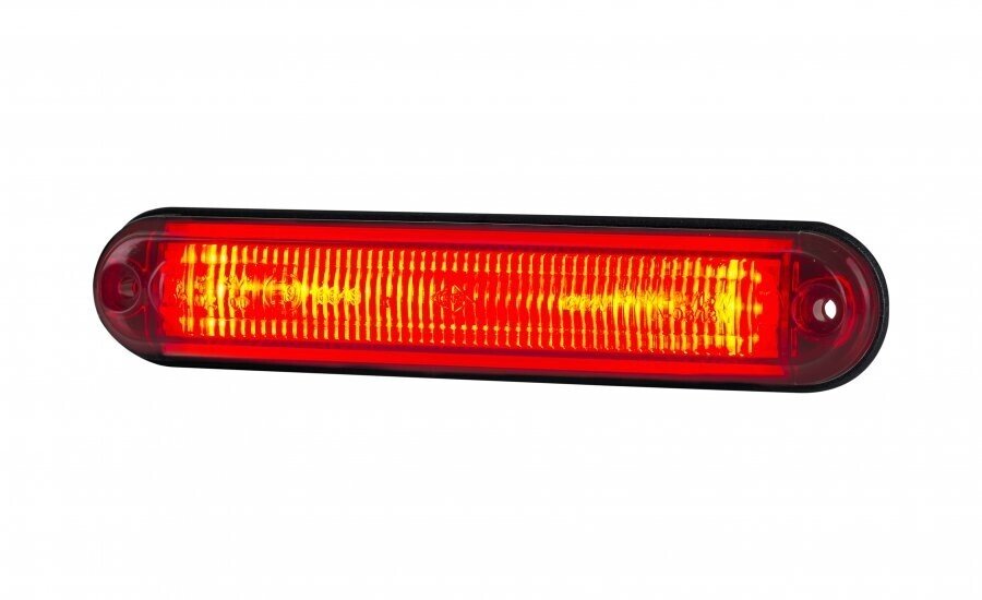SLIM MARKER LAMP WITH FIBER OPTICS RED LED