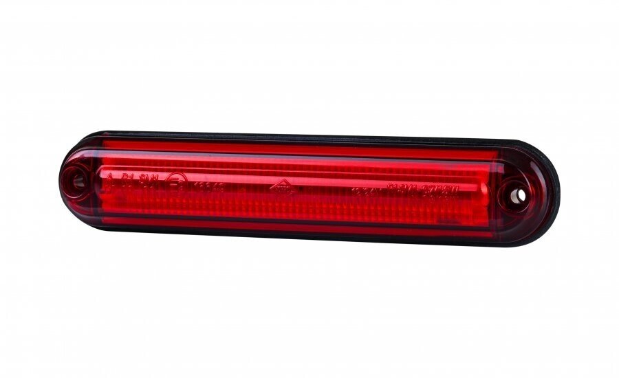 SLIM MARKER LAMP WITH FIBER OPTICS RED LED