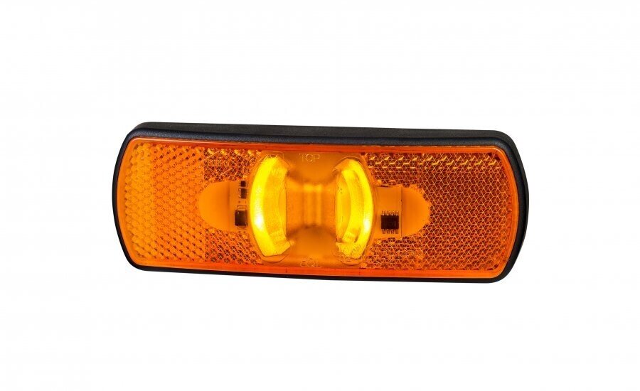 LAMPA OBRYSOWA PORAŃCZOWA LEDOWA 12/24V 0,5M
