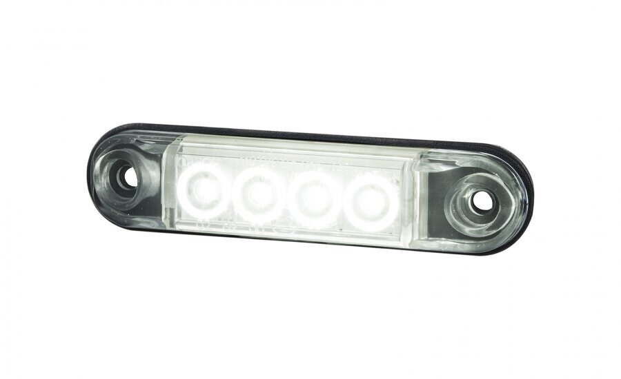 WHITE 12/24V 4 DIODE MARKER LAMP 0.5 M