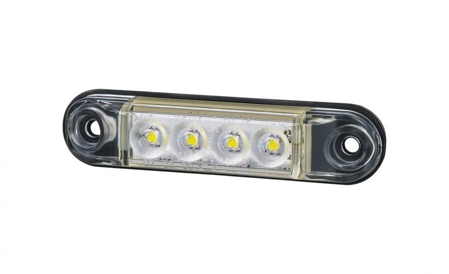 WHITE 12/24V 4 DIODE MARKER LAMP 0.5 M